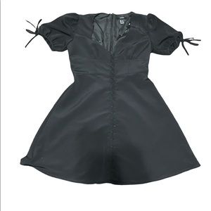 Black baby doll dress